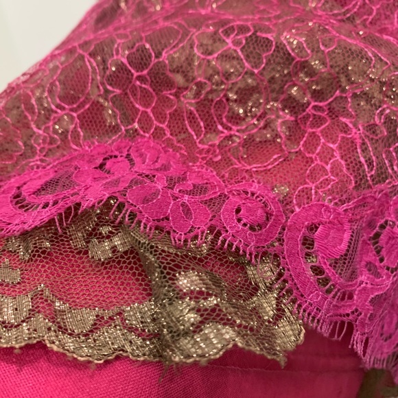 Vintage Betsy Johnson Silk/Lace Party Dress - Picture 4 of 6